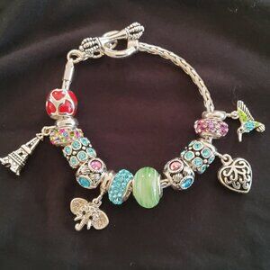 Brighton Bead and Charm Bracelet 7 Inches